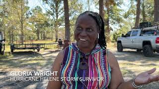 Gloria Wright Hurricane Helene Storm Survivor [upl. by Aicetal]