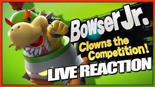 Live Reaction Bowser Jr Reveal Trailer Super Smash Bros 3DS  Wii U [upl. by Allebram]