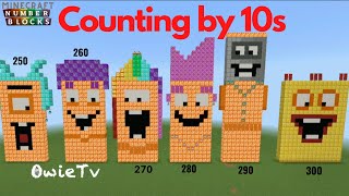 Counting by 10s Song  Skip Counting Songs For Kids  Minecraft Numberblocks Counting Songs [upl. by Aurita489]