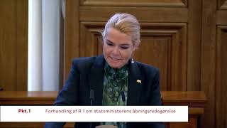 Inger Støjbergs tale ved Folketingets åbningsdebat [upl. by Aubrette392]