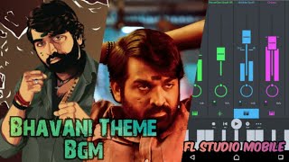 Master Bhavani theme bgm in fl studio mobile Bhavani rain fight bgm [upl. by Niowtna552]