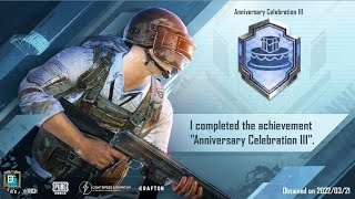 How To Get Anniversary Celebration 3 Title  Get Free Title In PUBGM BGMI Short YtShort [upl. by Rahas764]