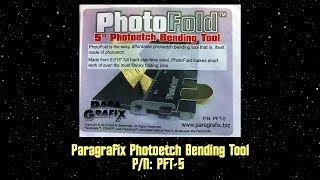 Paragrafix PhotoFold 5quot Bending Tool [upl. by Gizela]