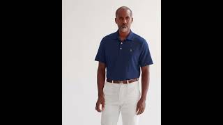 Polo Ralph Lauren Classic Fit Performance Piqué Polo Shirt SKU 9547596 [upl. by Kahlil834]