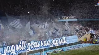 Malmö FF fansen med ett mäktigt inramning mot AIK [upl. by Nanreik]