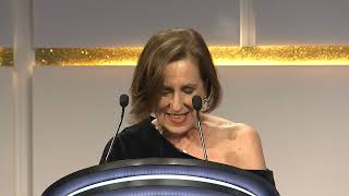 Newsnights Kirsty Wark accepts her RTS Outstanding Contribution award [upl. by Euginom]