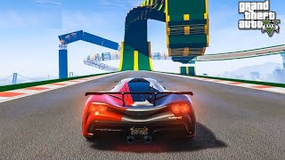 GTA V online Ramp Challenge with a new car [upl. by Thoma]