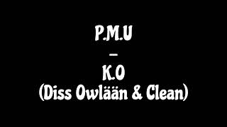 PMU  KO Diss Owlään amp Clean [upl. by Aeet131]