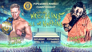 Alpha Pro Wrestling All Or Nothing Zane Zodiac vs Inmate 211  Pipeworks Market Championship Match [upl. by Noelle251]