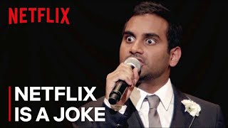 Aziz Ansari is So Sorry You Had a Baby  Netflix Is A Joke [upl. by Zednanref840]