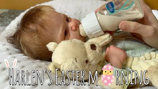 Easter’s Morning Routine With Baby Harlen🐣 Emilyxreborns [upl. by Ellord]