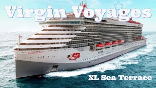 XL Sea Terrace Room Tour Virgin Voyages [upl. by Alket263]