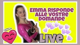 Emma Fadda risponde alle Vostre domande  live Centro Sport Bollate Ginnastica Artistica 2612019 [upl. by Inol]