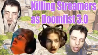 Killing Twitch Streamers as Doomfist 30 [upl. by Saunderson]