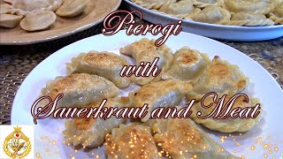 PIEROGI❤️ SAUEKRAUT and MEAT MY MOM AGE 86 STILL MAKES THEM THIS WAY IN POLAND OLD POLISH RECIPE [upl. by Zohara]