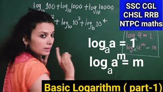 Basic Logarithm for competitive Exams  Questions of log  SSC CGL CHSL RRB NTPC NDAshorts [upl. by Haroppizt]