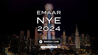 New Years Eve Burj Khalifa Show 2024 [upl. by Lipson]