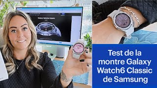 Évaluation de la montre intelligente Galaxy Watch6 Classic de Samsung [upl. by Ewold910]