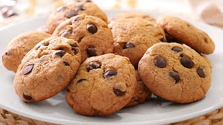 Galletas con Chips de Chocolate SIN HORNO  Chocolate Chip Cookies [upl. by Naibaf]