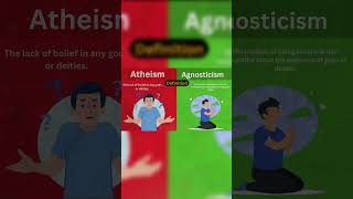 atheism vs Agnosticism religionexplained history religion facts christmas religiouscomparison [upl. by Eceinhoj]