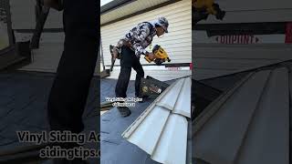 Vinyl siding installation made easy with Dewalt roofing nailer and Siding Tips Adapter [upl. by Atoel693]