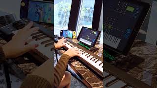 Rollercoaster Keys on Melodics App Shorts PianellaPianoShorts [upl. by Dlanigger]