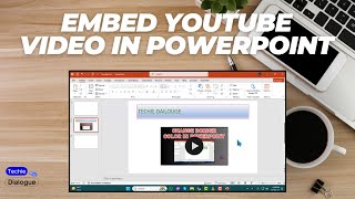 How to Embed a YouTube Video in PowerPoint [upl. by Anayit]