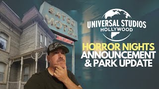 Universal Studios Hollywood  HHN Announcement and Park Update  May 2024 [upl. by Ardnahcal]