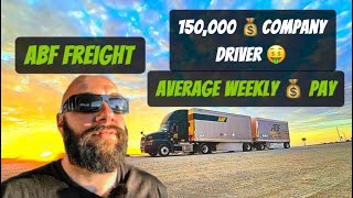 ABF ROAD Driver Weekly 💰 Pay [upl. by Nonnelg]