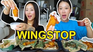 WING STOP 🍗  UNNIE TALKS  WINGS TENDERS FRIES CORN VEGGIESTICKS 😋 [upl. by Oilla788]