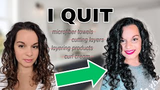 10 Things I Quit Doing to my Curly Hair for my Best Curls [upl. by Zinck810]