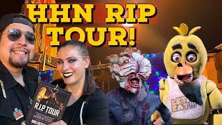 HHN HOLLYWOOD RIP TOUR 2023 ALL HOUSES EXCLUSIVE EXPERIENCES PHOTO OPPORTUNITIES FULL TOUR [upl. by Barclay]