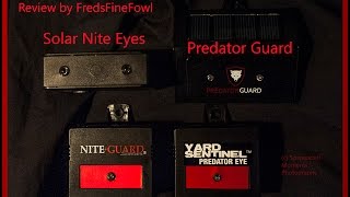 Predator Protection Nite Guard Predator Guard Solar Nite Eyes Yard Sentinel Review Comparison [upl. by Jenne872]