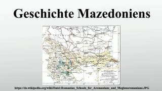 Geschichte Mazedoniens [upl. by Eiramassenav]