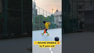 Insane dribbling skill by 9 years old kids 🔥 ballislife ballhandling dribblegod hooper basket [upl. by Ahsien]