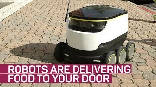 Robots are delivering food to your door [upl. by Sackey]