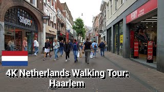 4K Netherlands Walking Tour Haarlem [upl. by Inej]