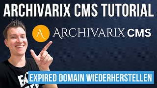 Archivarix CMS Tutorial So Expired Domains wiederherstellen  Build in Public 47 2806 [upl. by Katie]