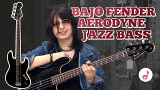 Fender Aerodyne Jazz Bass DemoReseña  Musical Montebelo [upl. by Yeung361]