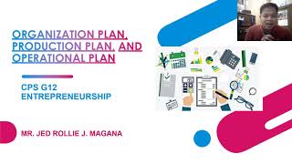 ORGANIZATION PLAN PRODUCTION PLAN AND OPERATIONAL PLAN [upl. by Nyraf]