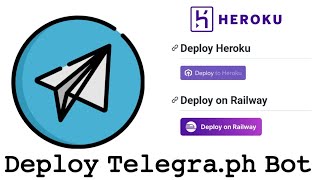 How to Create Telegraph Uploader Bot in Telegram  Deploy On Heroku [upl. by Brace]