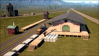 I Moved the Double Main Line Track and Expanded the Freight Depot Yard in Railroads Online [upl. by Dihaz]