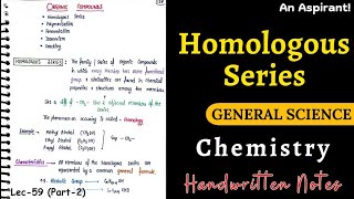 Chemistry  Chapter14 Organic Compounds  Lec59Part2  General Science  An Aspirant [upl. by Tama]