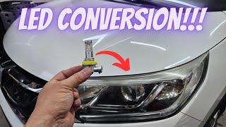 Transform Your Honda CRV with This LED Headlight Bulb Upgrade [upl. by Schiff95]