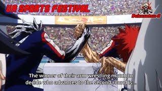 UA Sports Festival  Kirishima VS Tetsutetsu  Boku No Hero Academia [upl. by Gay]