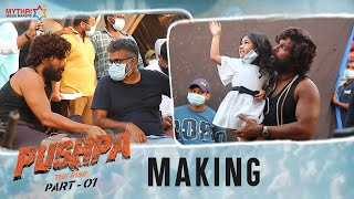 Making Of Pushpa  Allu Arjun  Rashmika Mandanna Fahadh Faasil  Sukumar  DSP [upl. by Nyladnek140]