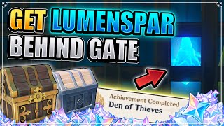 Lumenspar BEHIND the gate Dens of Thieves Secret Achievement Genshin Impact The Chasm Guide [upl. by Sama145]