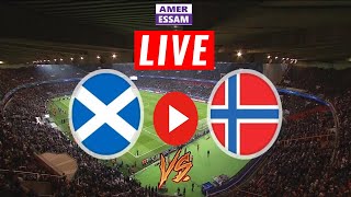 Scotland vs Norway live  Euro 2024 Qualifiers  Norge vs Skottland live [upl. by Hellah]