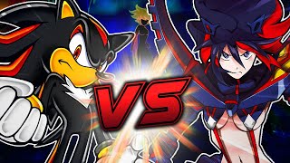 Shadow VS Ryuko Matoi in a DEATH BATTLE FIGHT  Sega Sonic the Hedgehog VS Kill la Kill animation [upl. by Alam]