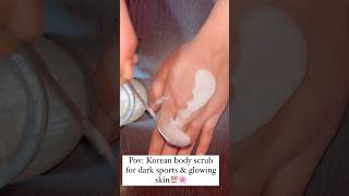 DIY body scrub for glowing skin✨❤️youtubeshortsskincareshortsfeed viralvideobeautyhacks shorts [upl. by Heman718]